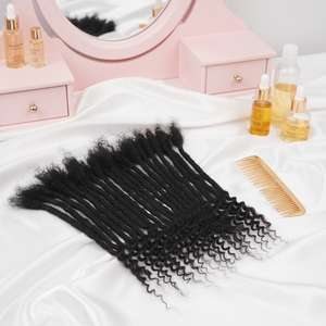 Extensions <span class=keywords><strong>de</strong></span> dreadlocks Originea Luxury Remy Hair Bundles, cheveux humains naturels bouclés, pour femmes et hommes, crochet. - Product Image 1