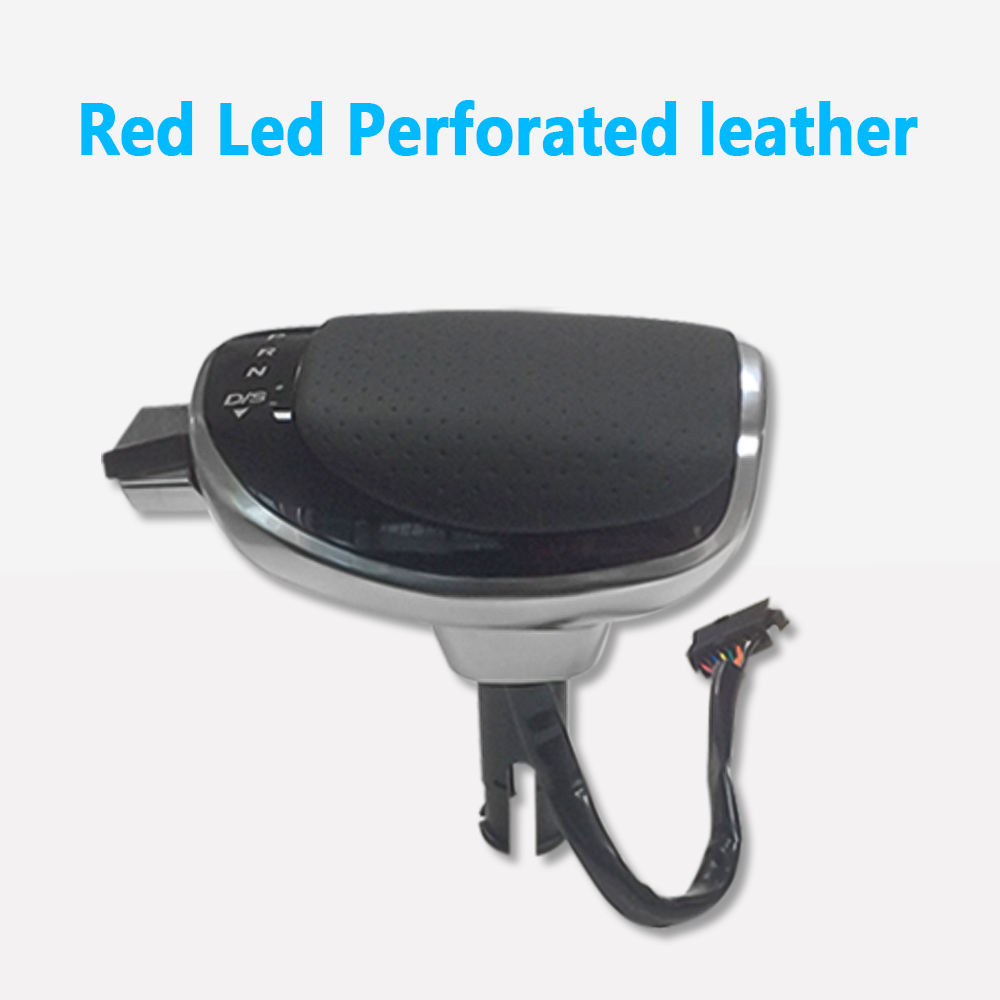 Cuir troué avec LED rouge