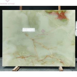 Exquises dalles artisanales en onyx vert ancien pour galerie d'art Caractéristique Comptoir Plancher sculptural Décor sur mesure - Product Image 2