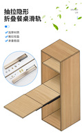 Riel Deslizante Multifuncional de Aleación de Aluminio de Alta Resistencia, Extensión Telescópica para Mesa de Comedor, Barra, Exterior y Dormitorio