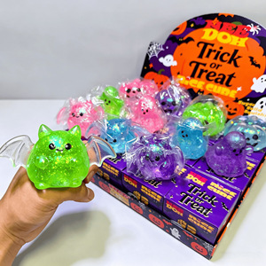 Nuevos Juguetes Antiestrés de Halloween, Bolas de Descompresión de Malta Suave con Forma de Fantasma y Murciélago, Divertidos Juguetes de Fiesta de Rebote Lento - Product Image 1