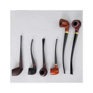 Fabbricati all'ingrosso in palissandro Churchwarden tabacco tubi laccati finitura portatile riutilizzabile - Product Image 2