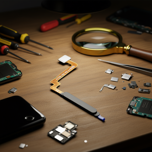 Câble flexible pour lecteur d'empreintes digitales, pour Xiaomi Redmi Note 10 5G, noir - Product Image 3