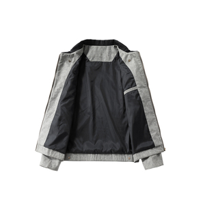 Manteau japonais personnalisé avec logo, pour homme, printemps-automne, marque de mode, design américain, double fermeture éclair, revers, coupe ample - Product Image 3