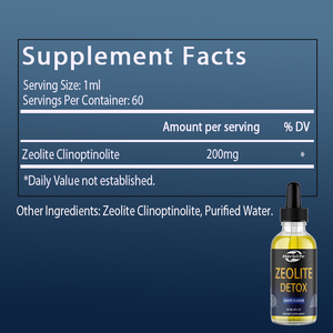 ODM/OEM Gotas Líquidas de Zeolita en Oferta, Suplemento Herbal en Gotas Líquidas, Refuerzo Inmunológico, Sabor a Uva - Product Image 2