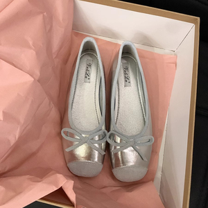 Women's Flat Versatile Bow-Tie Ballet Flats 2026 New Spring/Summer French-Style Commuter <b>Shoes</b> Elegant Comfortable Flats - Product Image 6