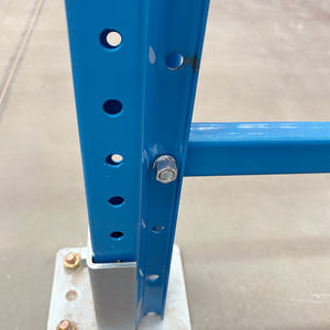 מערכת מדפים תעשייתית אנכית לאחסון במחסן, מדפי משטחים מפלדה כבדה למרכז לוגיסטיקה - Product Image 4