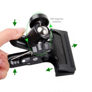 <span class=keywords><strong>Camera</strong></span> flash clip Holder Clamp on Tripod Light Stand Rod quick clip with ball head - Product Image 3