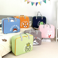 Sac de rangement pour couettes de maternelle en tissu Oxford épaissi, sac de rangement portable pour couettes, sac de rangement pour vêtements d'enfants en gros