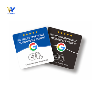 Tarjeta NFC 213 215 con Código QR Personalizable para Comentarios <span class=keywords><strong>de</strong></span> <span class=keywords><strong>Google</strong></span>, Tarjeta Adhesiva Negra Mate con Reverso Adhesivo - Product Image 1