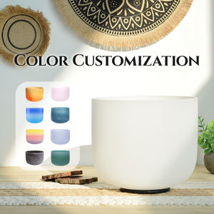 アルケミークリスタルシンギングボウル卸売クリスタルチャリスクサウンドヒーリング楽器432Hzサウンドセラピーミュージック瞑想デバイス - Product Image 2