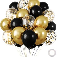 Ensemble de 30 ballons en latex chromé brillant en forme de poisson, blanc, rose, bleu, ballon à l'hélium, décoration de mariage, fête d'anniversaire pour adultes, fête prénatale