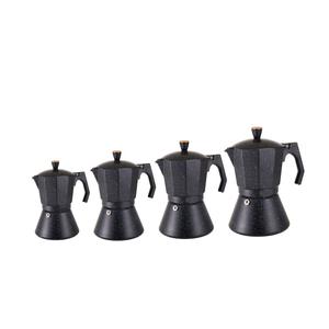 <span class=keywords><strong>Cafetera</strong></span> Moka Octogonal de Aluminio Negro con Diseño Moteado de Alta Calidad, <span class=keywords><strong>Cafetera</strong></span> Espresso para Estufa, 3/6/9/<span class=keywords><strong>12</strong></span> <span class=keywords><strong>Tazas</strong></span> - Product Image 1
