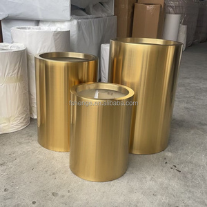 Vườn Kim Loại Trồng & Chậu Hoa Lớn Nhà Máy Nồi Trang Trí Nhà Bạc Vòng Hoa Trồng - Product Image 2