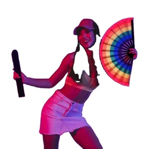 Étui pour éventail à main pliable de 13 pouces en velours noir réfléchissant avec cordon de serrage, en tissu écologique, pour protection, idéal comme cadeau de mariage - Product Image 6