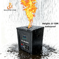 Canon à flamme extérieur haute pression IP65 étanche 8~10M avec télécommande DMX pour événements scéniques