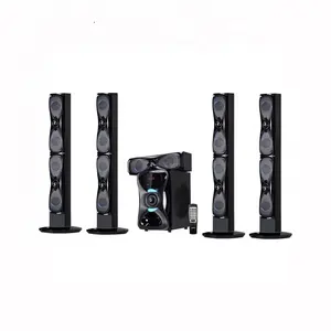 5,1 super bass bluetooth lautsprecher stereo lautsprecher mit FM radio/USB/SD/fernbedienung/LED display