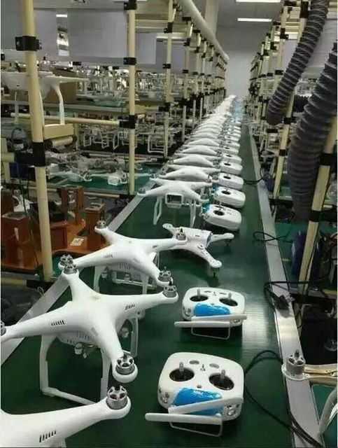 Customized Pallet Double Speed Chain Conveyor for Drone Assembly, Precision UAV Assembly Line with Return Line
