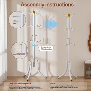 Nouvelle Arrivée Porte-Manteau Personnalisé sur Pied Pratique pour Rangement de Vêtements - Product Image 4