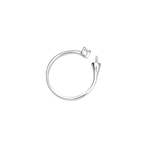 Anillo Abierto de Plata Coreana S925 Wenchi para Mujer, Modelo 17001, Anillo de Perlas Redondas Semiterminado para Perlas de Agua Dulce y Perlas de Arroz - Product Image 5