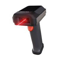 Escáner de código de barras 2D USB personalizable, resistente, portátil, con cable, para códigos QR, para tiendas minoristas.