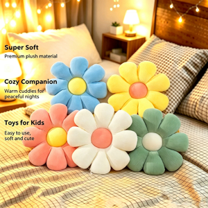 Cuscino Peluche a Forma di Girasole OEM ODM con Imbottitura in Cotone PP, Lavabile, Regalo di San Valentino per Ragazze - Product Image 2