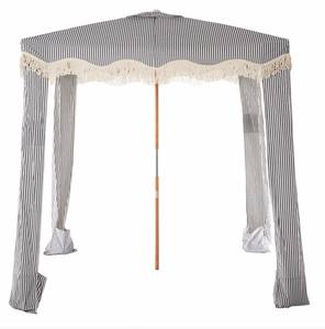 Carpa de <span class=keywords><strong>Playa</strong></span> Cuadrada de Cuatro Esquinas, Tipo Wigwam, con Protección Solar, Portátil, de Aluminio, para un Verano Fresco en la <span class=keywords><strong>Playa</strong></span> - Product Image 6