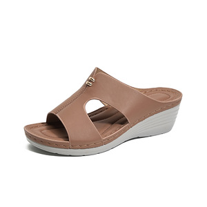 Sandalias de verano con punta abierta para mujer, calzado informal para caminar al aire libre con suela suave antideslizante - Product Image 3