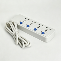Stop Kontak Listrik Anjehold Grosir Pabrik, 4 Outlet, Soket Ekstensi Multi Plug untuk Rumah dan Kantor
