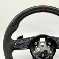 Volante de Fibra de Carbono al por Mayor para Audi A3 A4 A5 A6 A7 A8 Q3 Q5 Q7 Q8 TT R8 RS3 RS4 RS5 RS6 S3 S4 S5 S6 S7