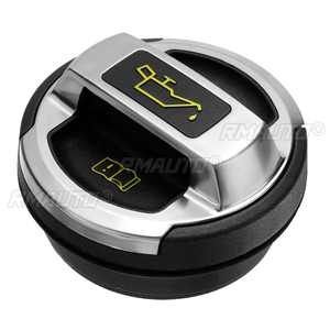 Tapa del depósito de expansión de aceite para Audi R8 A4 A5 A3 A6 A7 Q5 Q3, para VW Touareg Golf Jetta Passat B6 B7 CC 420103485B - Product Image 1