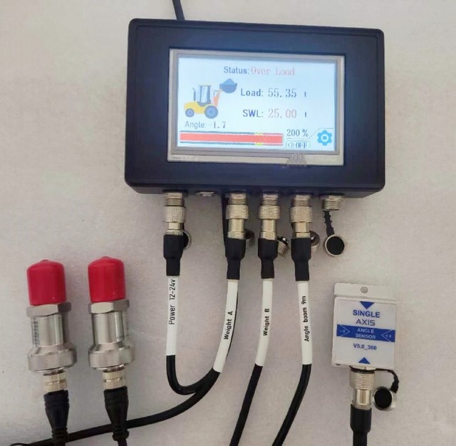 Bojin Payloader load moment indicator/limiter LMI weighing system