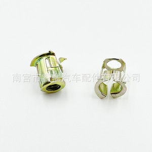 Shuangxuan - Fixation de plaque d'immatriculation de voiture - Vis M6 en acier universelle pour plaque avant et arrière - Base à écrou de traction 10,3 mm - Product Image 3