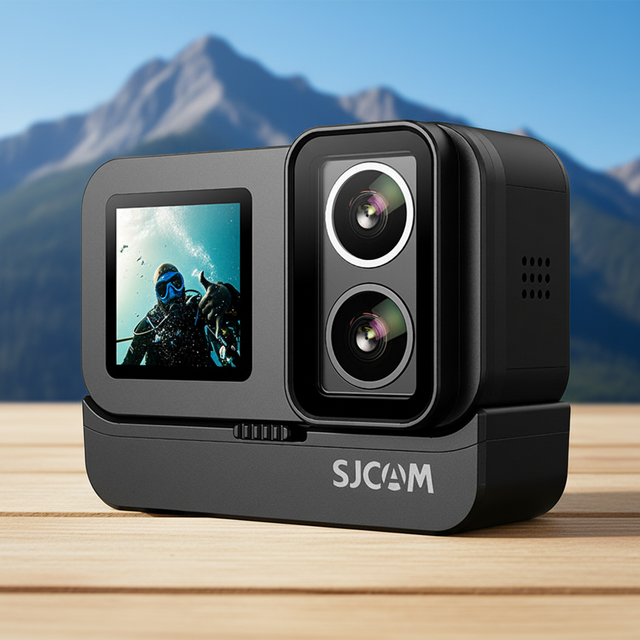 Sj20 4k Action Camera Touch Screen Night Vision 6-axis Gyro Stabilization Motorcycle Helmet Camera For Outdoor