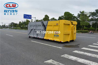 Poubelle hydraulique pour le ramassage des déchets Poubelle de levage Camion benne à ordures Crochet élévateur Camion à déchets