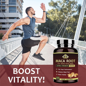 Extracto Herbal Natural para Aumentar la Energía y Vitalidad Masculina, Maca Ginseng Power Plus 7 en 1, Suplementos Orgánicos de Raíz de Maca Negra para Hombres - Product Image 3