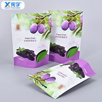 Sachet refermable personnalisé en Mylar anti-odeur, en plastique et feuille d'aluminium, pour raisins secs, myrtilles, noix, bonbons et snacks