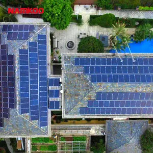 Mới đến dự án kỹ thuật PV ở châu Phi Tấm pin mặt trời và pin mặt trời cho hệ thống năng lượng mặt trời