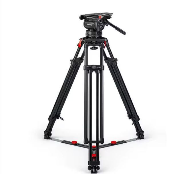 NEW FAV System Cine 7+7 FT MS Fluid Head Tripod 180cm Max Height Aluminium Folding for Camera Video Use Grade DIY 3-Year