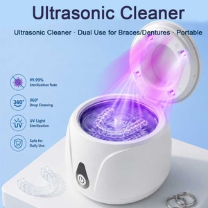 Nouveau Nettoyeur à Ultrasons 45 KHz avec UV 2026 - Machine de Nettoyage Domestique Portable pour Bijoux, Prothèses Dentaires, Lunettes, 3 Modes de Nettoyage - Product Image 1