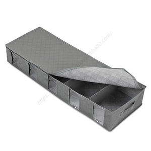 Caja de Almacenamiento Rectangular de Tela para Ropa, Bolsa Larga de Tela No Tejida con Diseño de Subgrados, a Prueba de Polvo y Humedad, Venta al Por Mayor - Product Image 5