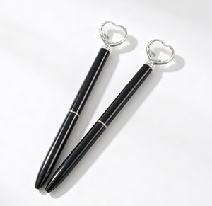 Fashion Heart Big Diamond Head Metal Ballpoint Pen Custom Logo Office Stationery <b>Wedding</b> Party Giveaway - Product Image 1