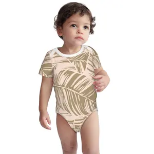 Hochwertige Baby kleidung Kunden spezifische Kleidung Kleinkind Kleinkind Stram pler Bodysuit Polynesian Hawaii Tribal Design Baby Onesie