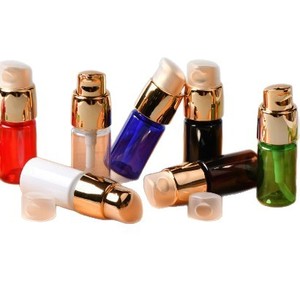 10Ml Flat Shoulder Pet <b>Plastic</b> Dispensing <b>Bottle</b> Lotion Pump <b>Empty</b> Sample <b>Bottle</b> For Cosmetic Use - Product Image 5