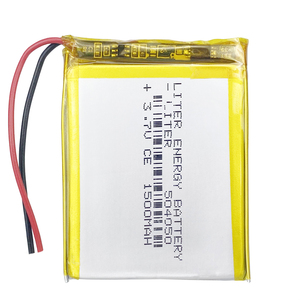 Batterie 504050 adaptée, 3,7 V, 1500 mAh, batteries rechargeables Li-polymère, UN38.3, IEC62133, MSDS - Product Image 1