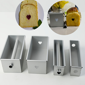 <span class=keywords><strong>Moule</strong></span> à gâteau en alliage d'aluminium 100g/250g avec noyau creux, plateau à pain antiadhésif, moules à pain pour la cuisson - Product Image 6