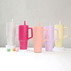 AGH New Arrival Hot Sales 40oz Adventure Quench 18/8 Vacuum Travel Tumbler <b>With</b> <b>Handle</b> and Straw Customize Logo - Product Image 1