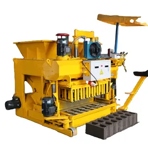 brick laying line production low investment manufacturing simple block making machine for home business