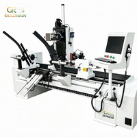 Routeur CNC automatique 5 axes pour le bois, avec lit en fonte robuste, système de contrôle LCD et système de changement d'outils ATC haute performance