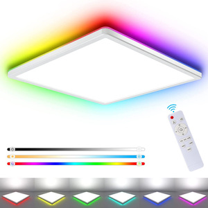 Lõm trần ánh sáng vuông trắng hiện đại lịch thi đấu phòng ngủ phòng tắm Slim RGB LED trần ánh sáng - Product Image 5